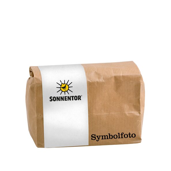 Foto einer braunen Großpackung Kreuzkümmel ganz.